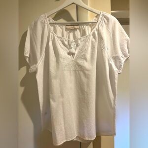 LOFT Swiss Dot Blouse